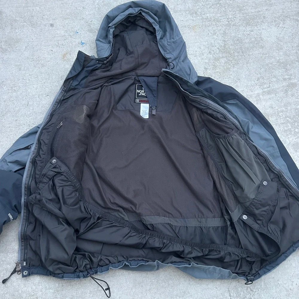 The North Face Summit Series Jacket XL Grey Black Gore-Tex XCR Vintage Gorpcore